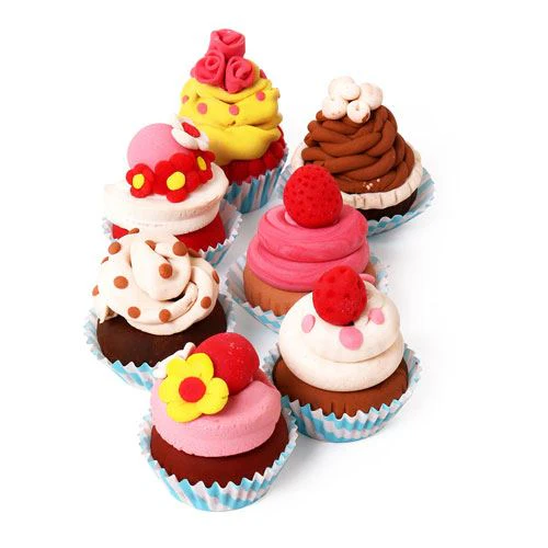 Plasticina com Aromas: Kit Cupcakes - 4 Potes e Acessórios - Tutti Frutti - Image 3