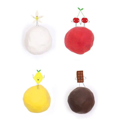 Plasticina com Aromas: Kit Cupcakes - 4 Potes e Acessórios - Tutti Frutti - Image 4