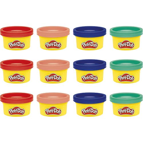 Plasticina Play-Doh - Pack de 12 Potes - Hasbro - Envio Aleatório - Image 3