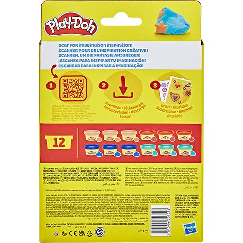 Plasticina Play-Doh - Pack de 12 Potes - Hasbro - Envio Aleatório - Image 5
