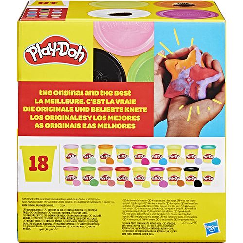 Plasticina Play-Doh - Pack de 18 Potes - Hasbro - Envio Aleatório - Image 3