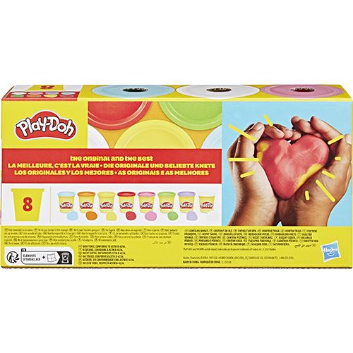 Plasticina Play-Doh - Pack de 8 Potes - Hasbro - Envio Aleatório - Image 7
