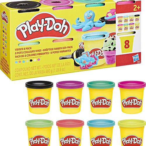 Plasticina Play-Doh - Pack de 8 Potes - Hasbro - Envio Aleatório - Image 9