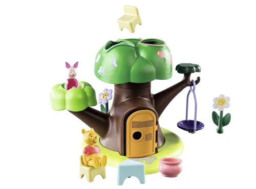 Playmobil 1.2.3. & Disney 71316 - Winnie The Pooh & Piglet Casa na Árvore - Image 2