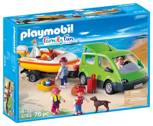 Playmobil 4144 - Carro Familiar com Lancha - Image 3