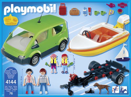 Playmobil 4144 - Carro Familiar com Lancha - Image 7