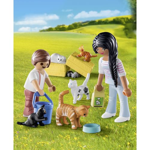 Playmobil Country 71309 - Família de Gatos - Image 4