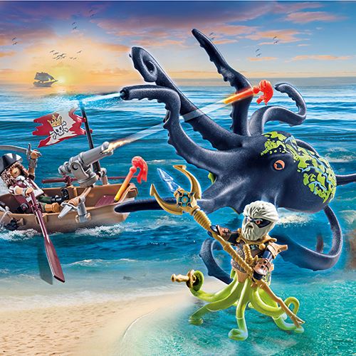 Playmobil Pirates 71419 - Batalha com Polvo Gigante - Image 3