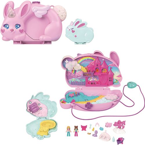 Playset Polly Pocket: Coelho Divertido - 2 Em 1 - Mattel - Image 2