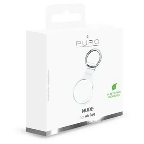Porta Chaves Silicone Puro Icon para AirTag - Transparente - Image 2