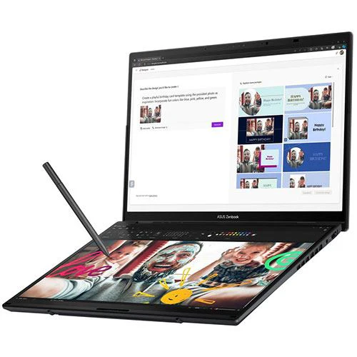 Computador Portátil Asus Zenbook Duo OLED UX8406MA-94AOHDCP1 | 14" | Ultra 9-185H | 32 GB | 1TB SSD + Pen + Sleeve - Image 2