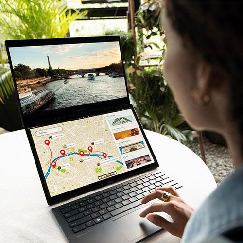 Computador Portátil Asus Zenbook Duo OLED UX8406MA-94AOHDCP1 | 14" | Ultra 9-185H | 32 GB | 1TB SSD + Pen + Sleeve - Image 9