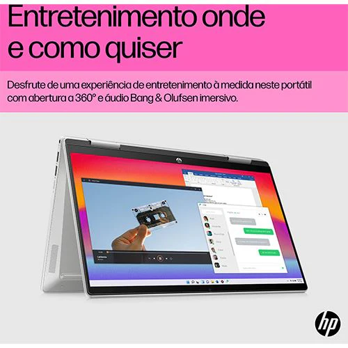 Computador Portátil HP Pavilion x360 2 em 1 14-ek0001np | 14'' | i5-1235U | 8GB | 512GB SSD - Image 3