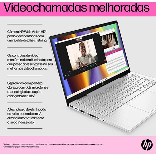 Computador Portátil HP Pavilion x360 2 em 1 14-ek0001np | 14'' | i5-1235U | 8GB | 512GB SSD - Image 4