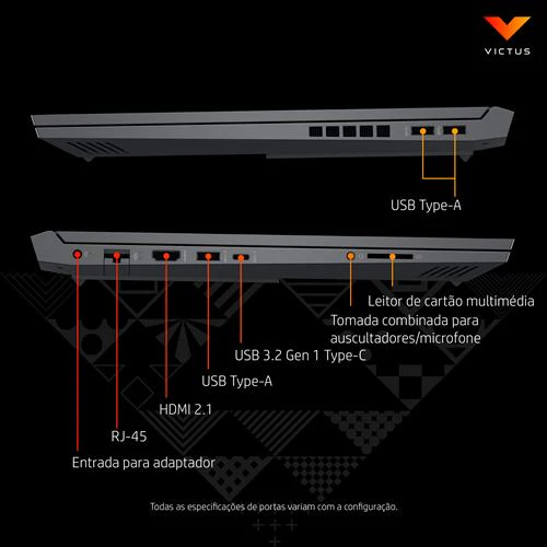 Computador Portátil Gaming Victus 16-d1027np by HP | 16,1'' | GeForce RTX 3050Ti | i5-12500H | 8GB | 512GB SSD - Image 2