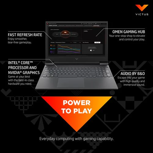 Computador Portátil Gaming Victus 16-d1027np by HP | 16,1'' | GeForce RTX 3050Ti | i5-12500H | 8GB | 512GB SSD - Image 5