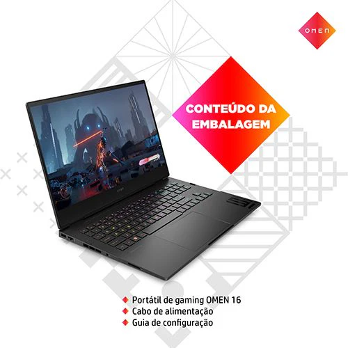 Computador Portátil Gaming HP Omen 16-C0002NP | 16,1'' | Radeon RX 6600M | Ryzen 7 5800H | 16GB | 512GB SSD - Image 6