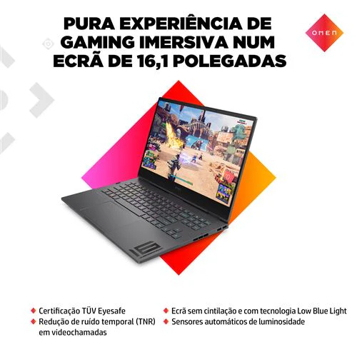 Computador Portátil Gaming Omen by HP 16-n0009np | 16,1'' | Radeon RX 6650M | Ryzen 9 6900HX | 32GB | 1TB SSD - Image 4