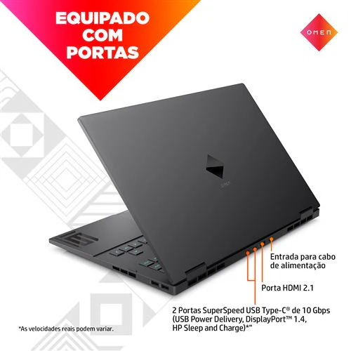 Computador Portátil Gaming Omen by HP 16-n0009np | 16,1'' | Radeon RX 6650M | Ryzen 9 6900HX | 32GB | 1TB SSD - Image 5