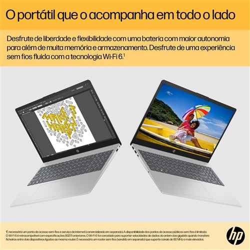 Computador Portátil HP 15-fc0003np | 15,6'' | Ryzen 5 7520U | 8GB | 512GB SSD - Image 7