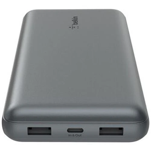 Powerbank 2x USB+USB-C Belkin BoostCharge - 20000 mAh - 15W - Cinzento - Image 3