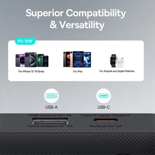 Powerbank Baseus Airpow Lite 10000mAh- Preto - Image 3