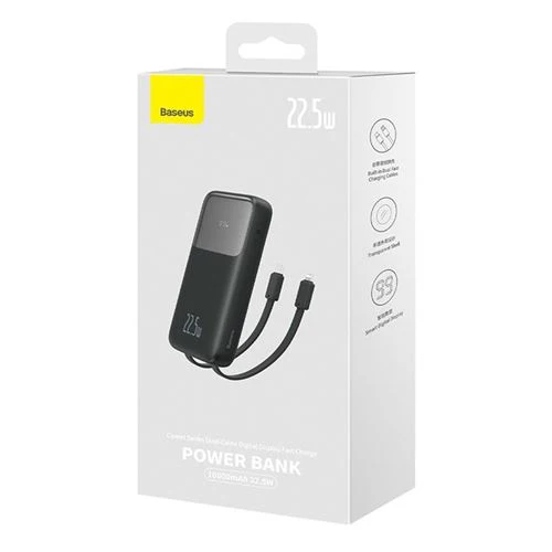 Powerbank Baseus Comet Series 10000 mAh - Preto - Image 4