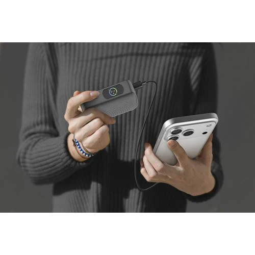 Powerbank Cellularline com Ecrã TFT 10000 mAh - Preto - Image 5