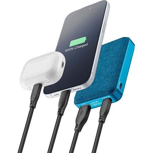 Powerbank Cellularline PBGLAM10000PDB - 10000mAh - Azul - Image 2