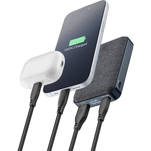 Powerbank Cellularline PBGLAM10000PDK - 10000mAh - Preto - Image 2