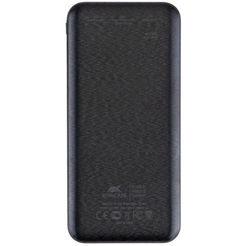 Powerbank com LCD Rivacase 10.000 mAh PD 20W - Preto - Image 4