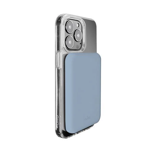 Powerbank com MagSafe Puro Slim Power Mag 4000mAh - Azul - Image 4