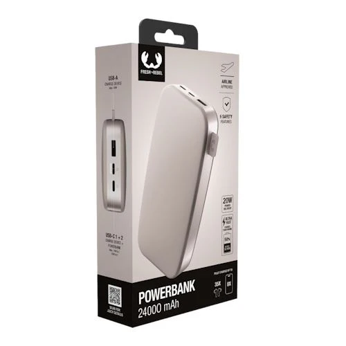 Powerbank com Power Delivery Fresh 'n Rebel 24000 mAh USB-C - Silky Sand - Image 6