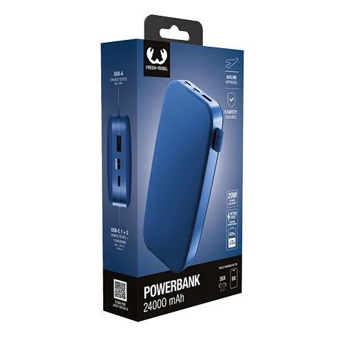 Powerbank com Power Delivery Fresh 'n Rebel 24000 mAh USB-C - True Blue - Image 6