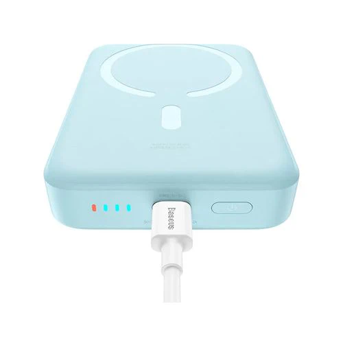 Powerbank Magnético Baseus Magnetic Mini Wireless 10000mAh - Azul - Image 4