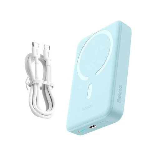 Powerbank Magnético Baseus Magnetic Mini Wireless 10000mAh - Azul - Image 5