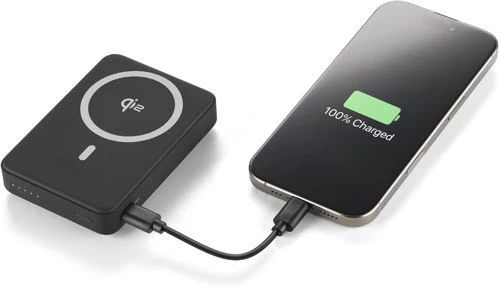 Powerbank Magnético Cellularline Qi2 10000 mAh - Preto - Image 3