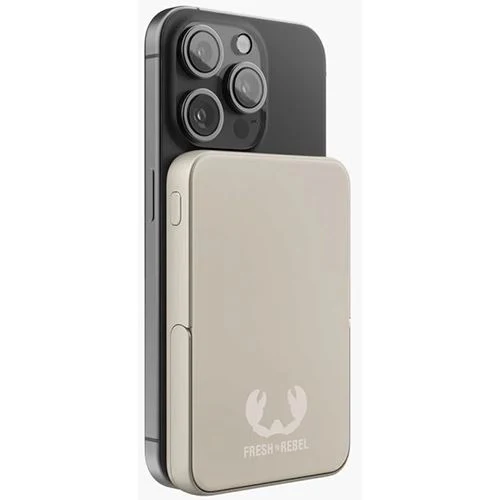 Powerbank Magnético Fresh 'n Rebel 5000 mAh USB-C - Silky Sand - Image 6