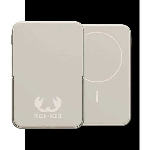 Powerbank Magnético Fresh 'n Rebel 5000 mAh USB-C - Silky Sand - Image 8