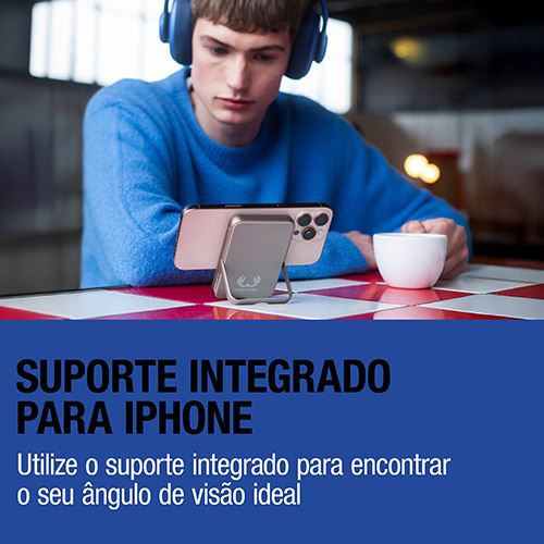 Powerbank Magnético Fresh 'n Rebel 5000 mAh USB-C - True Blue - Image 4