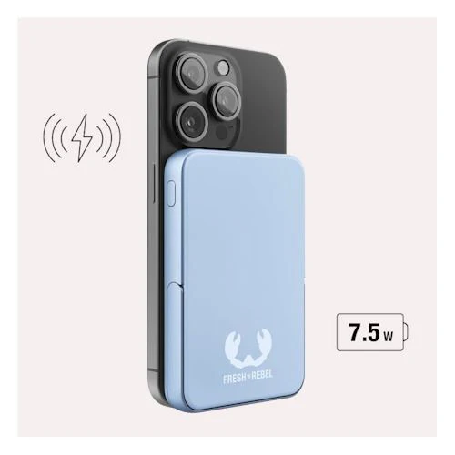 Powerbank Magnético Fresh 'n Rebel 5000 mAh USB-C - Vivid Blue - Image 5