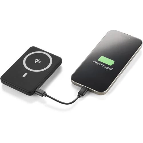 Powerbank Magnético Qi2 Cellularline Mag Stand 5000 mAh - Preto - Image 3
