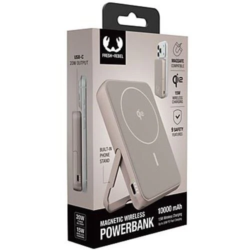 Powerbank Magnético Qi2 Fresh 'n Rebel 10000 mAh USB-C - Silky Sand - Image 9