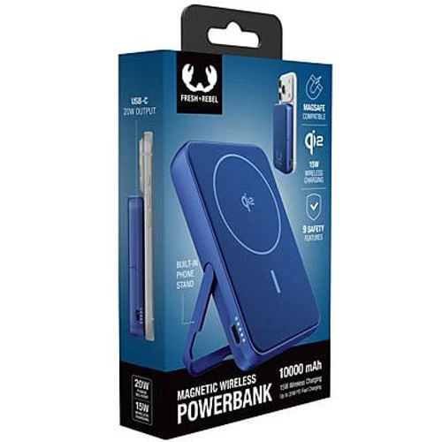 Powerbank Magnético Qi2 Fresh 'n Rebel 10000 mAh USB-C - True Blue - Image 10