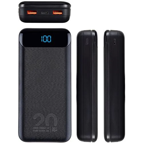Powerbank Rivacase 20000mAh 20W com Power Delivery - Preto - Image 4