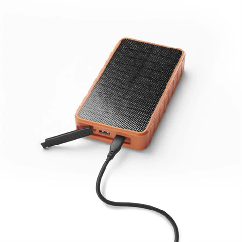 Powerbank Solar USB+USB-C Cellularline 2000 mAh - 20W - Preto - Image 3
