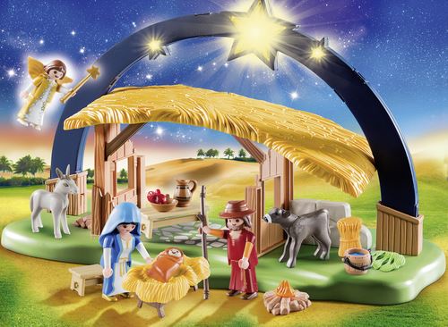 Playmobil Christmas 9494 - Presépio com Luz - Image 4