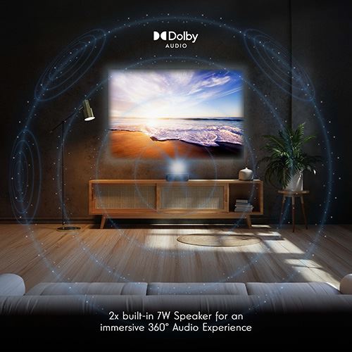 Projetor Laser Thomson Sirius PG55B 100" 4K Google TV com Bateria - Image 11