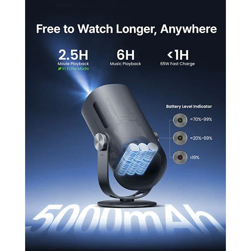 Projetor Portátil Dangbei Freedo Full HD Google TV com Bateria - Image 7