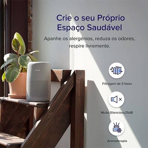 Purificador de Ar Levoit Core Mini Pro | Cinzento - Image 4